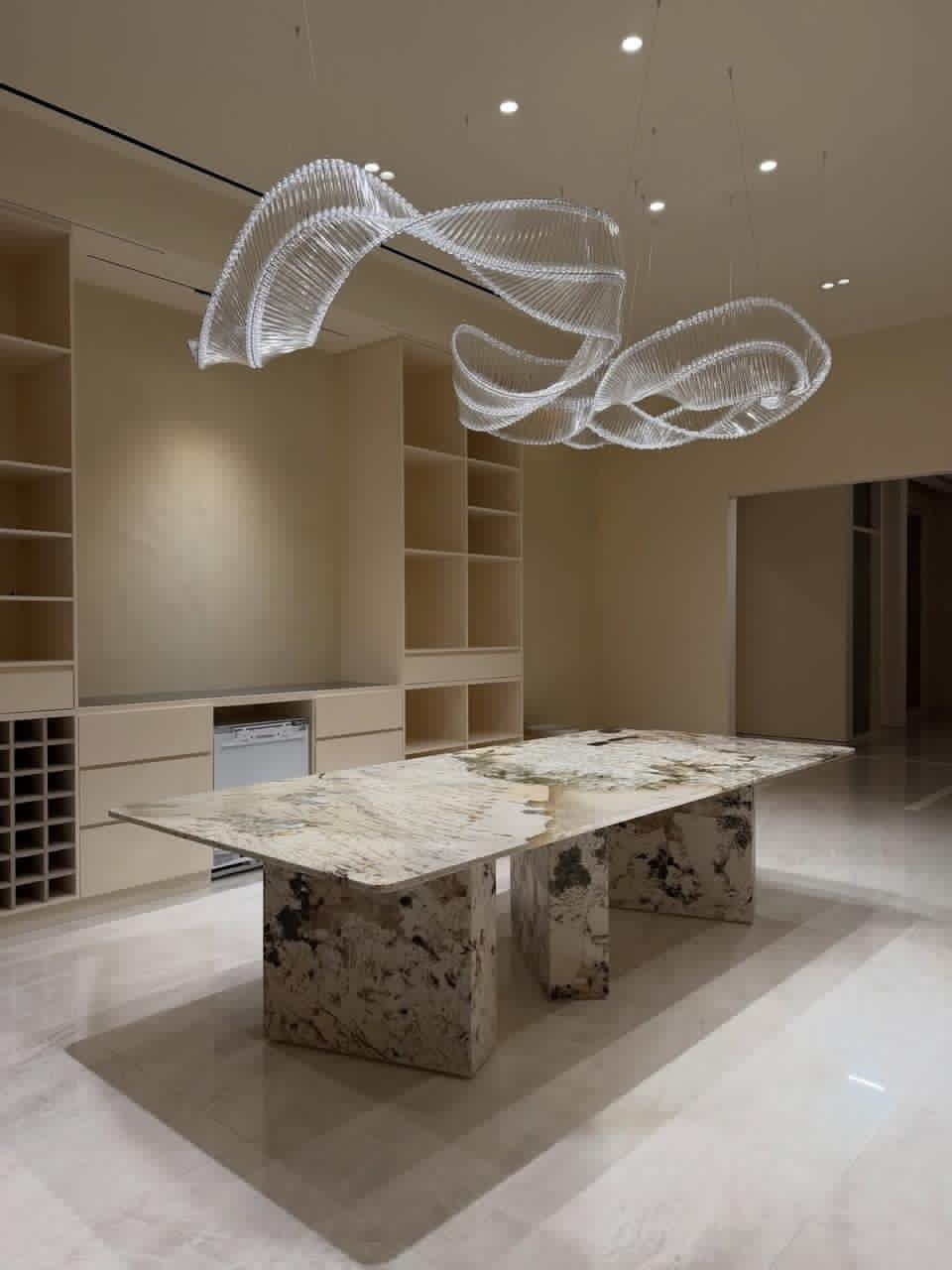 Ethereal Wave Chandelier By Varenyam