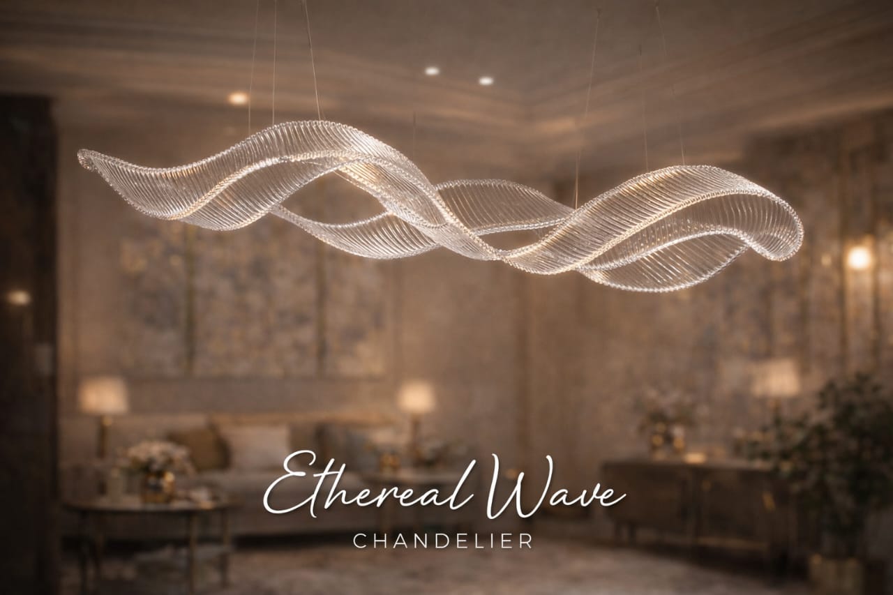 Ethereal Wave Chandelier By Varenyam - Image 2