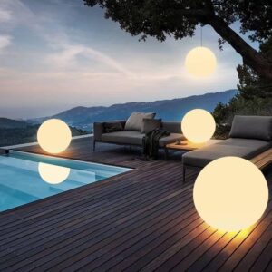 LumaSphere Outdoor LED Globe Light By Varenyam-400mm